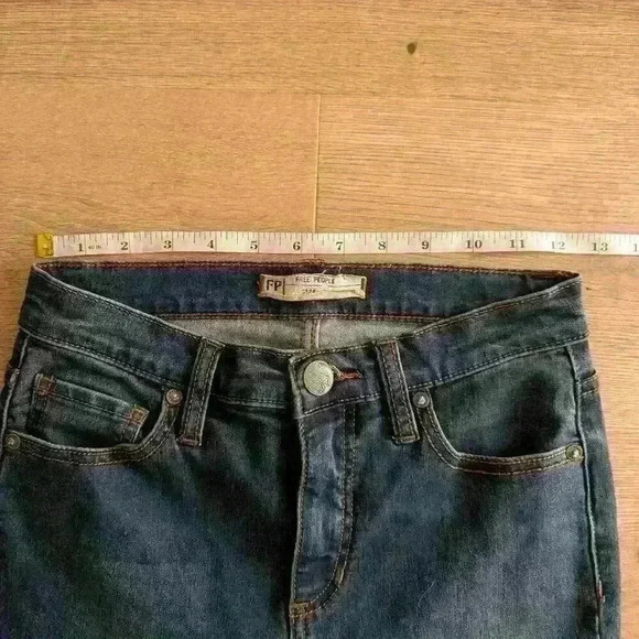 Free People Dark Wash Skinny Jean - Picture 5 of 6